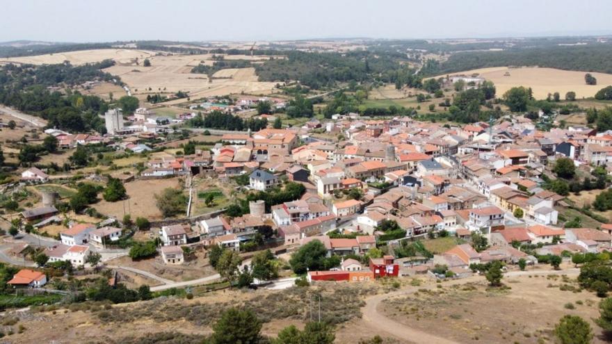 La localidad de Alcañices a vista de pájaro. | Ch. S.