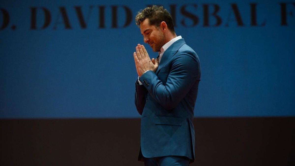 David Bisbal recogida premio