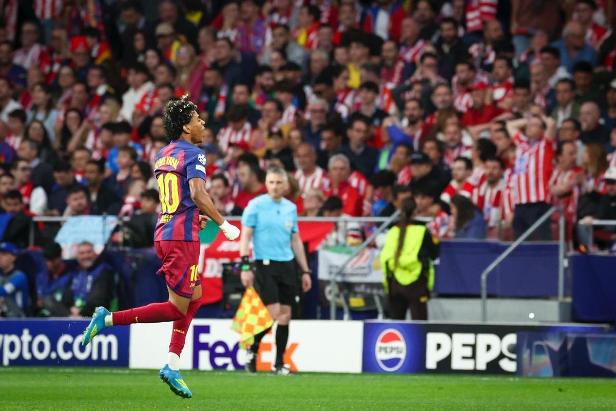 Las mejores imágenes del Atlético - Barça de Champions League
