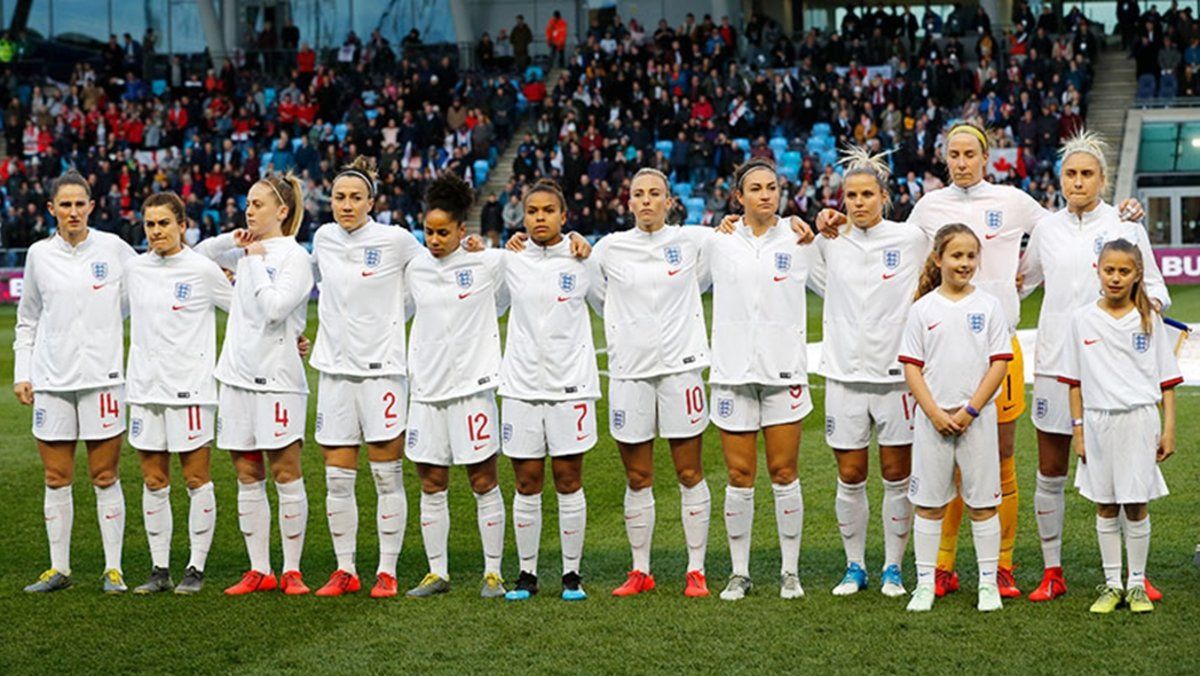 Selección inglesa femenina jugadoras