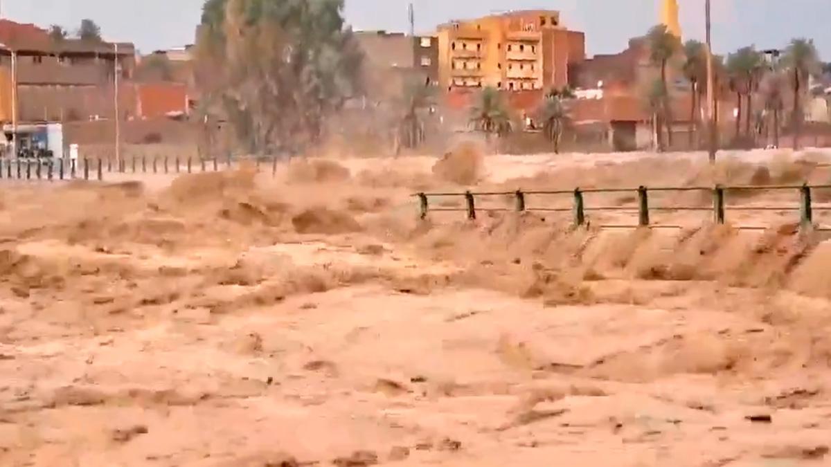 Inundaciones en Béchar, Argelia.