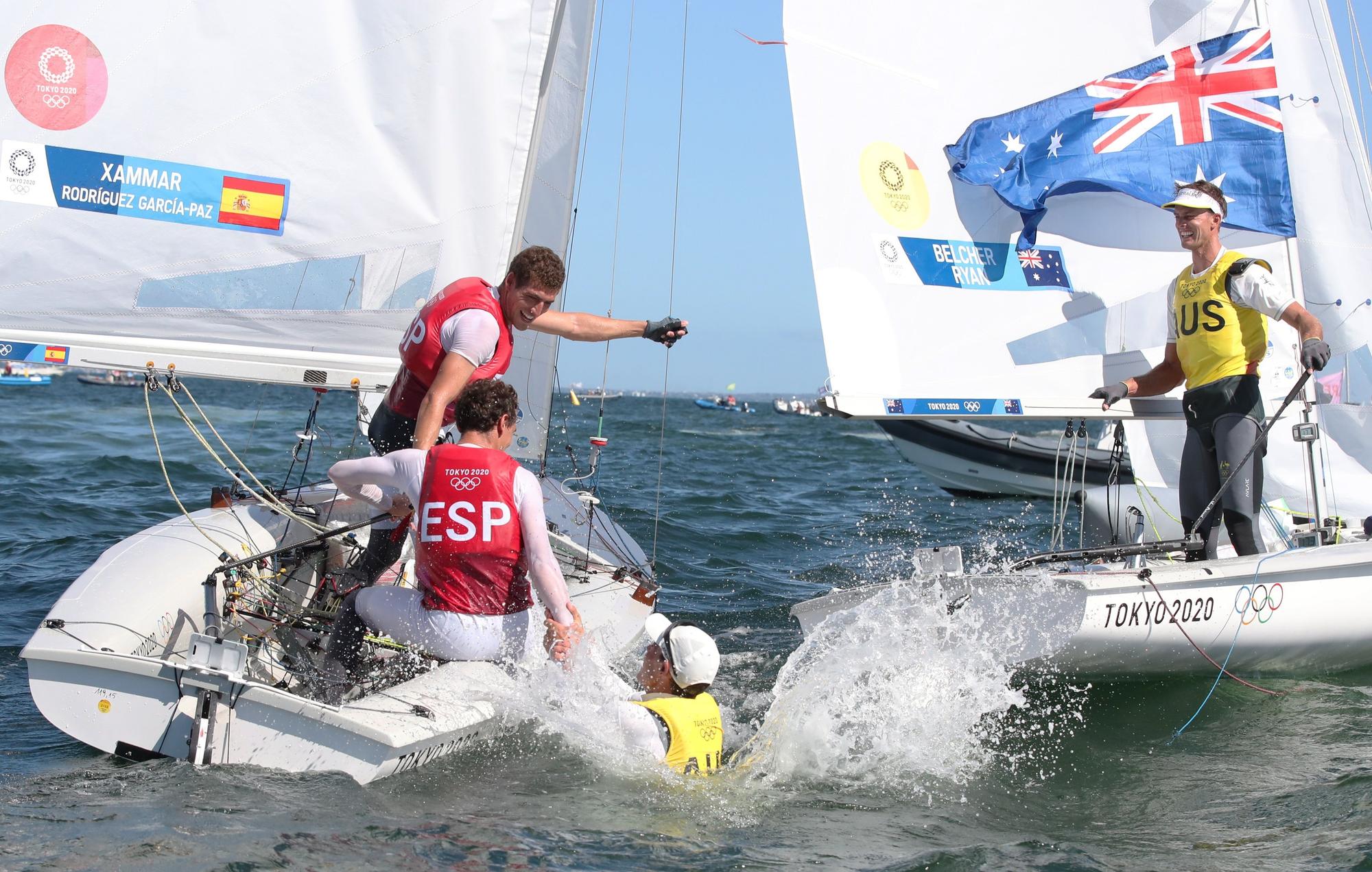 Nico Rodríguez y Jordi Xammar ganan el bronce en el 470 de vela en Tokyo 2020