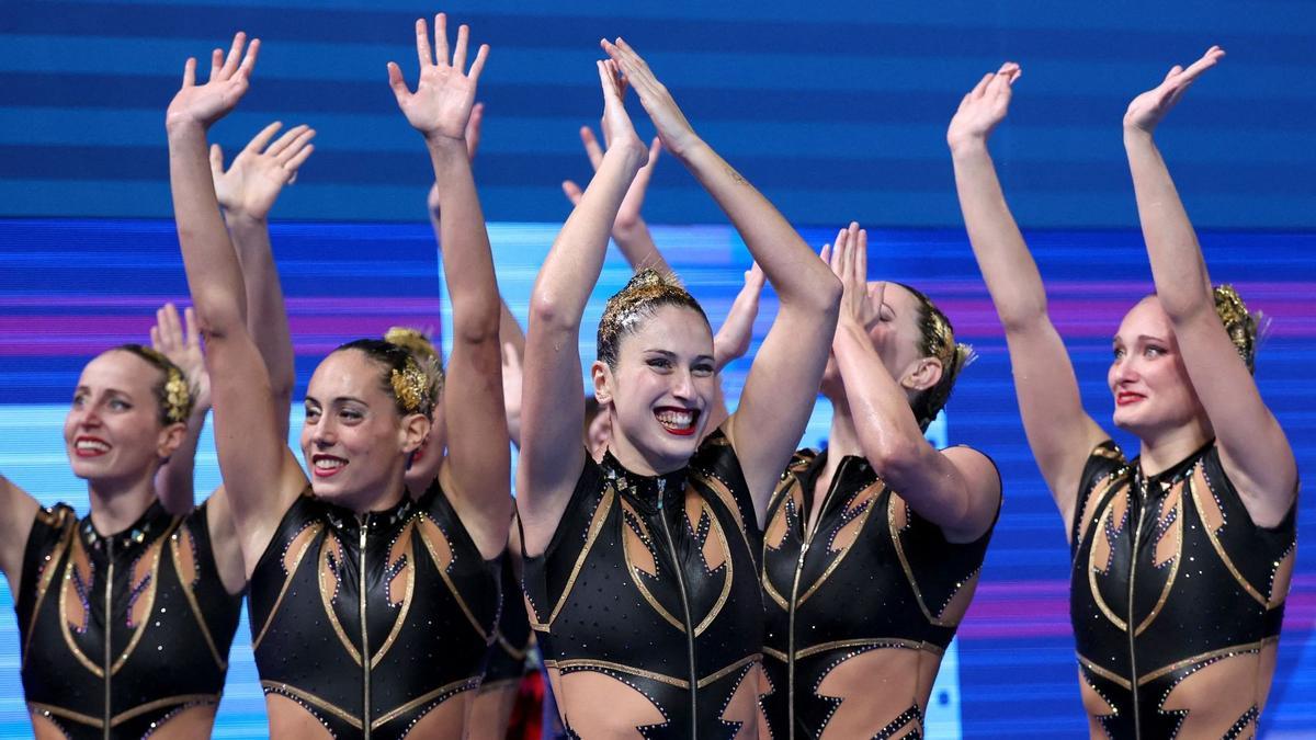 España da el gran salto y regresa con el bronce al Olimpo de natación artística. El equipo español de natación artística se luce en la definitiva rutina acrobática y logra la medalla de bronce, el primer metal en la disciplina desde Londres 2012.