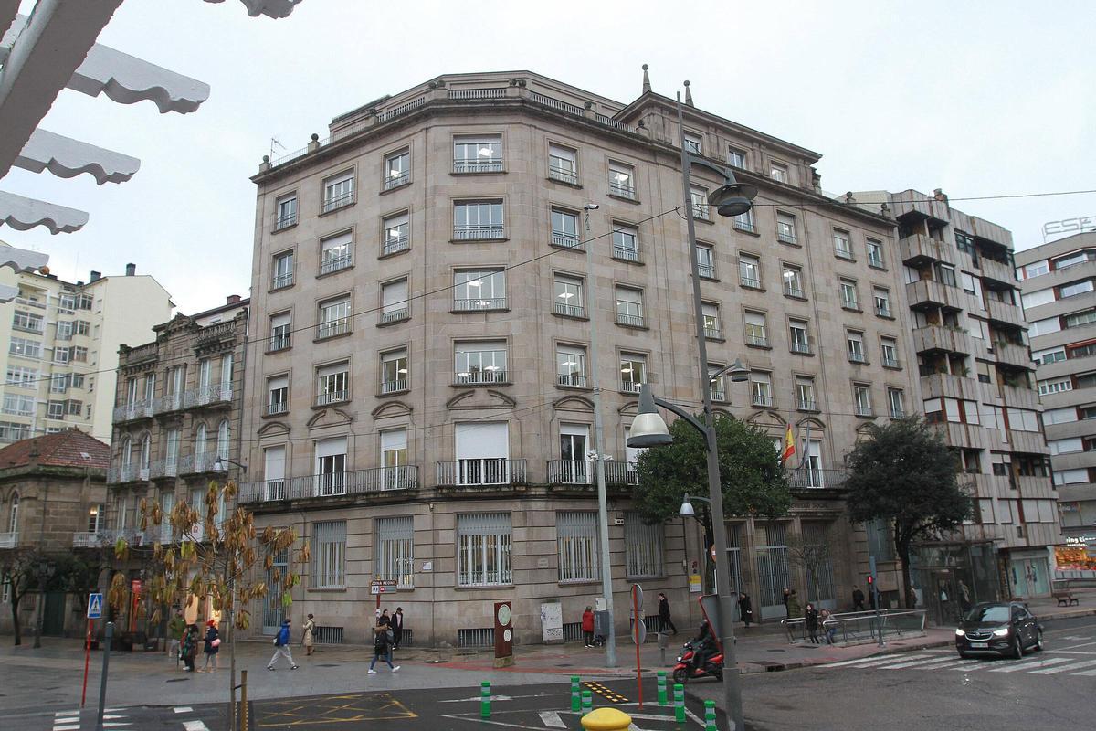 Sede de la Seguridad Social en Ourense.