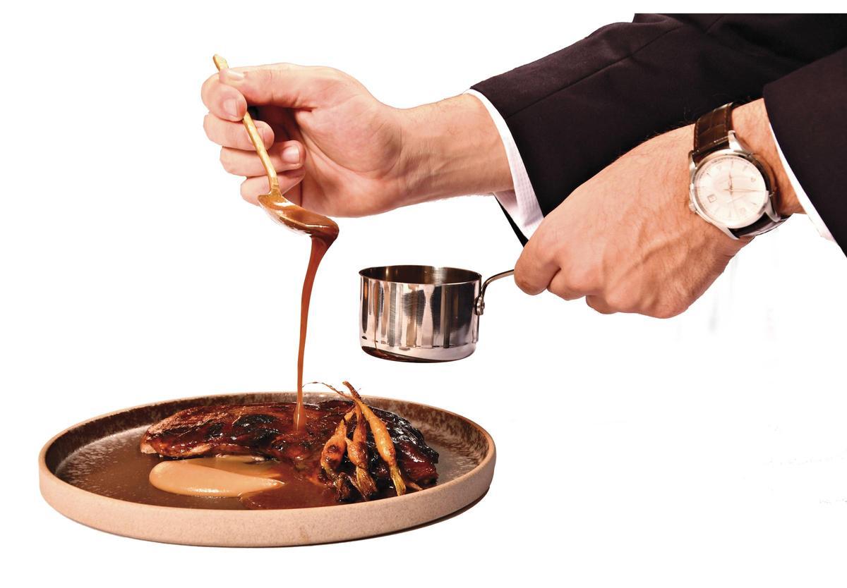 Plato de Sábor en elaboración.