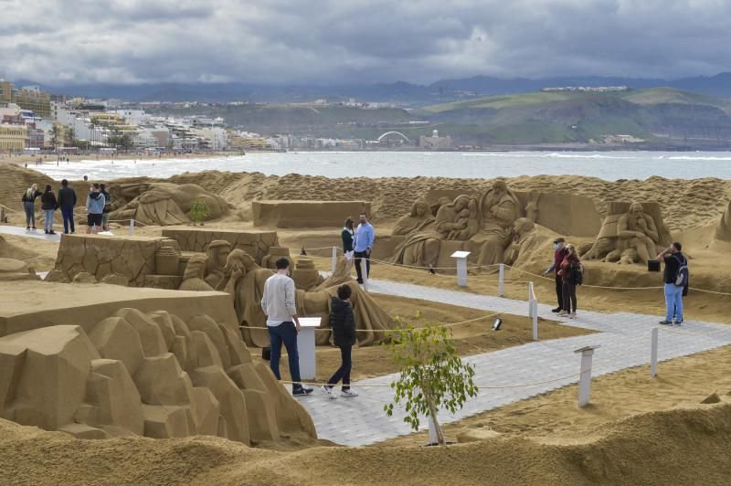 Playa el primer día del año 2021