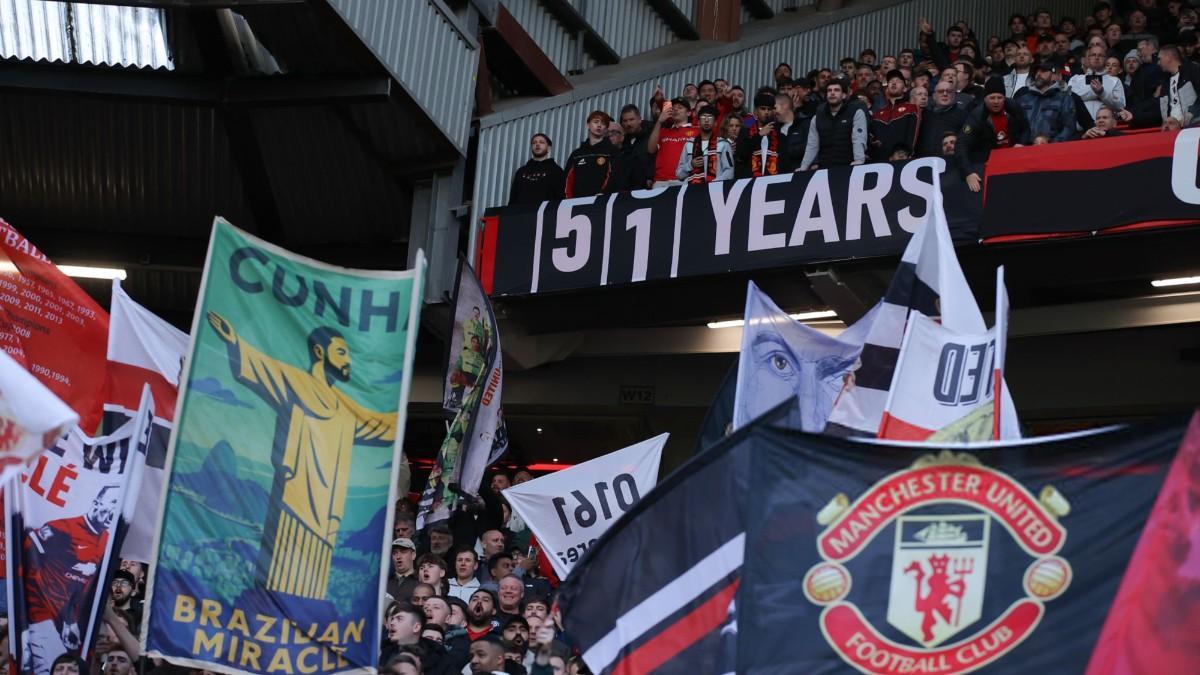 La afición del United recuperó el tifo contra el City