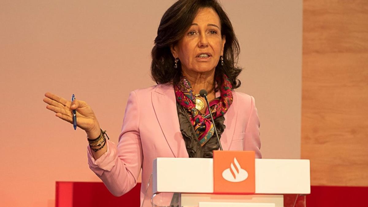 Ana Botín en el Investor Day celebrado en Londres