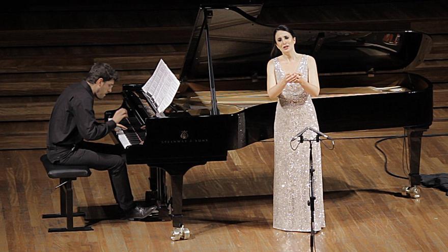 La soprano Irene Mas i el pianista Marc Serra