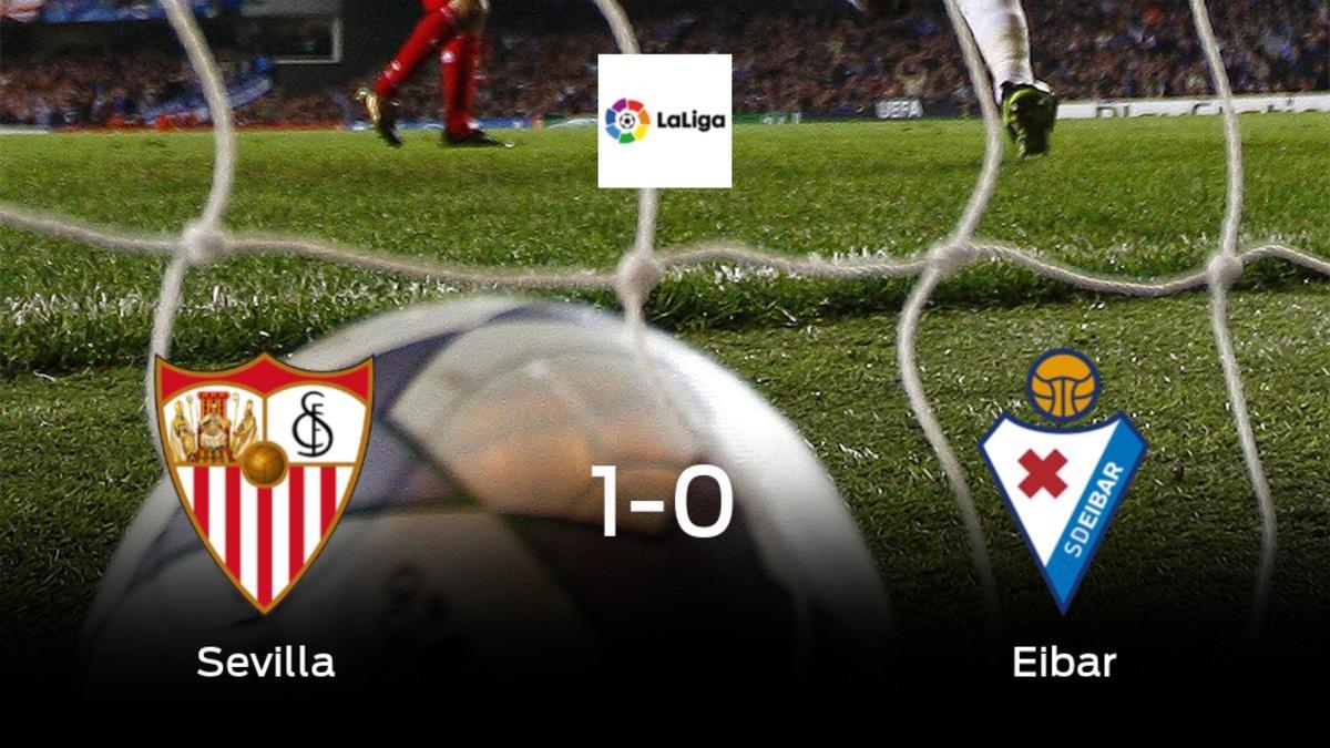 El Sevilla aprovecha la segunda parte para ganar al Eibar (1-0)