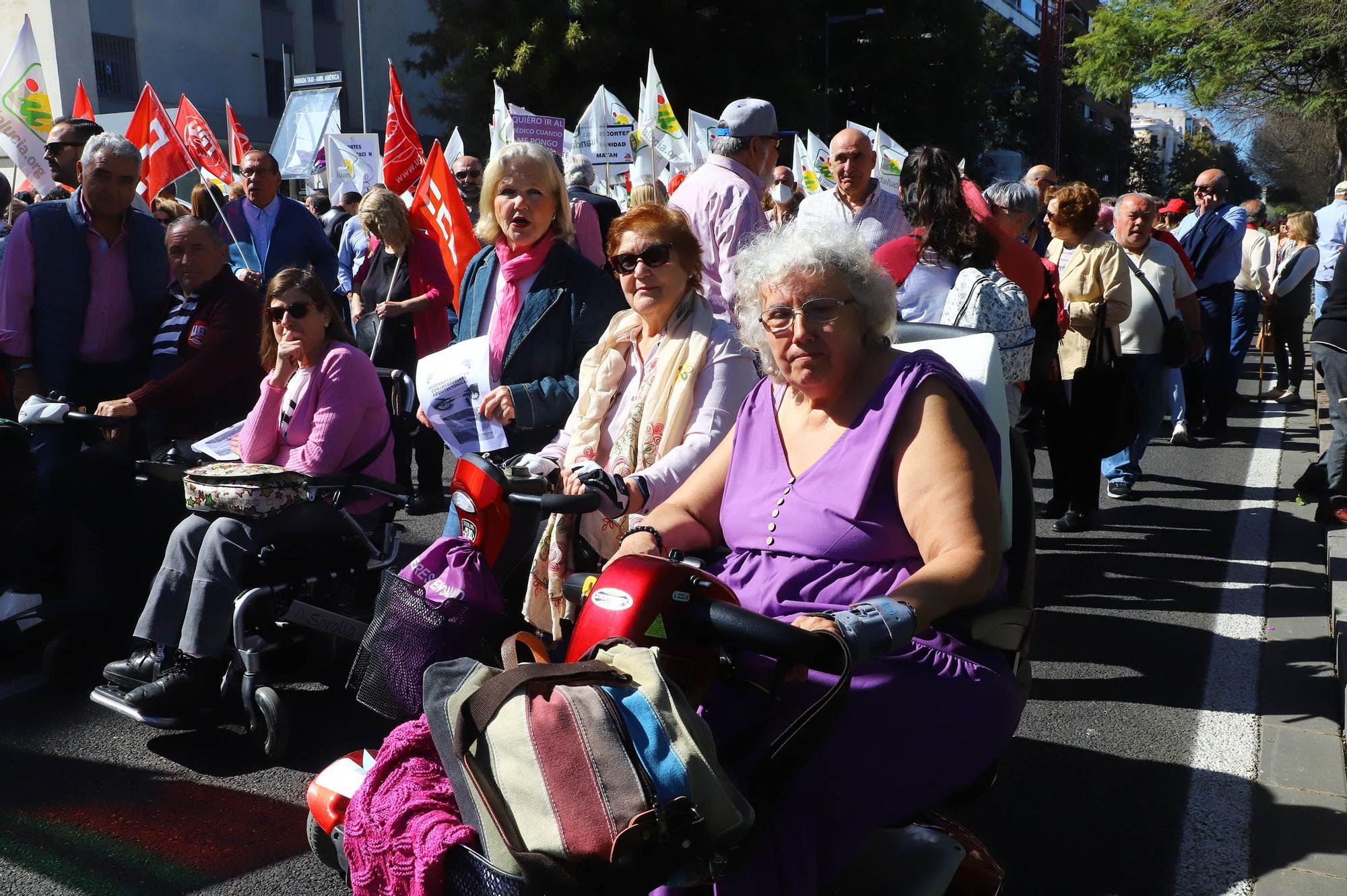 Manifestación en defensa de la sanidad pública