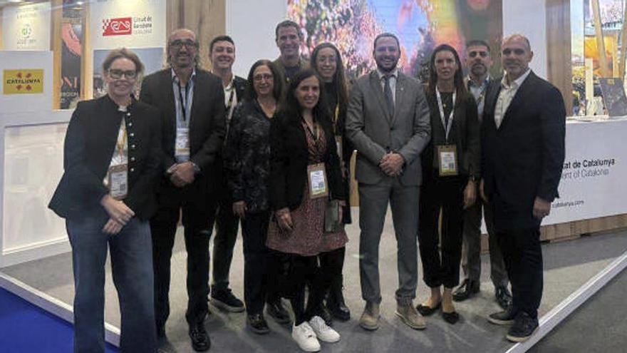 Delegació de Lloret a la fira World Travel Market London.