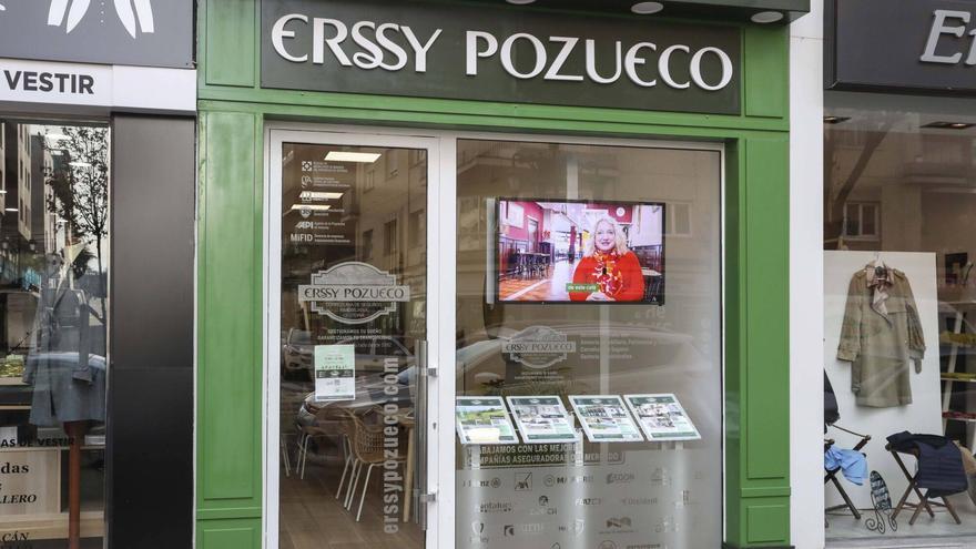 Oficina de la inmobiliaria Erssy Pozueco en Oviedo