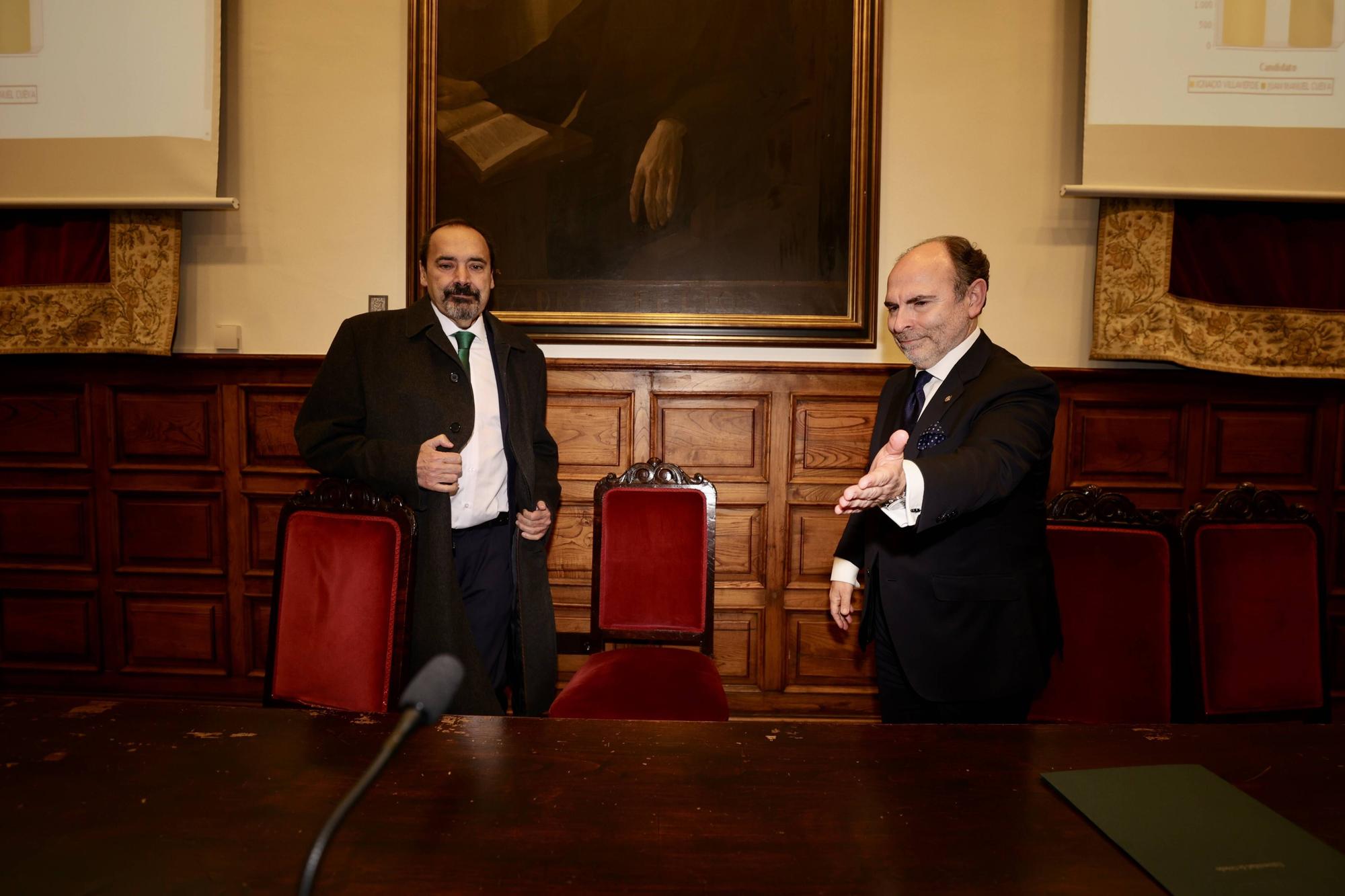 EN IMÁGENES: las votaciones para elegir al próximo Rector de la Universidad de Oviedo