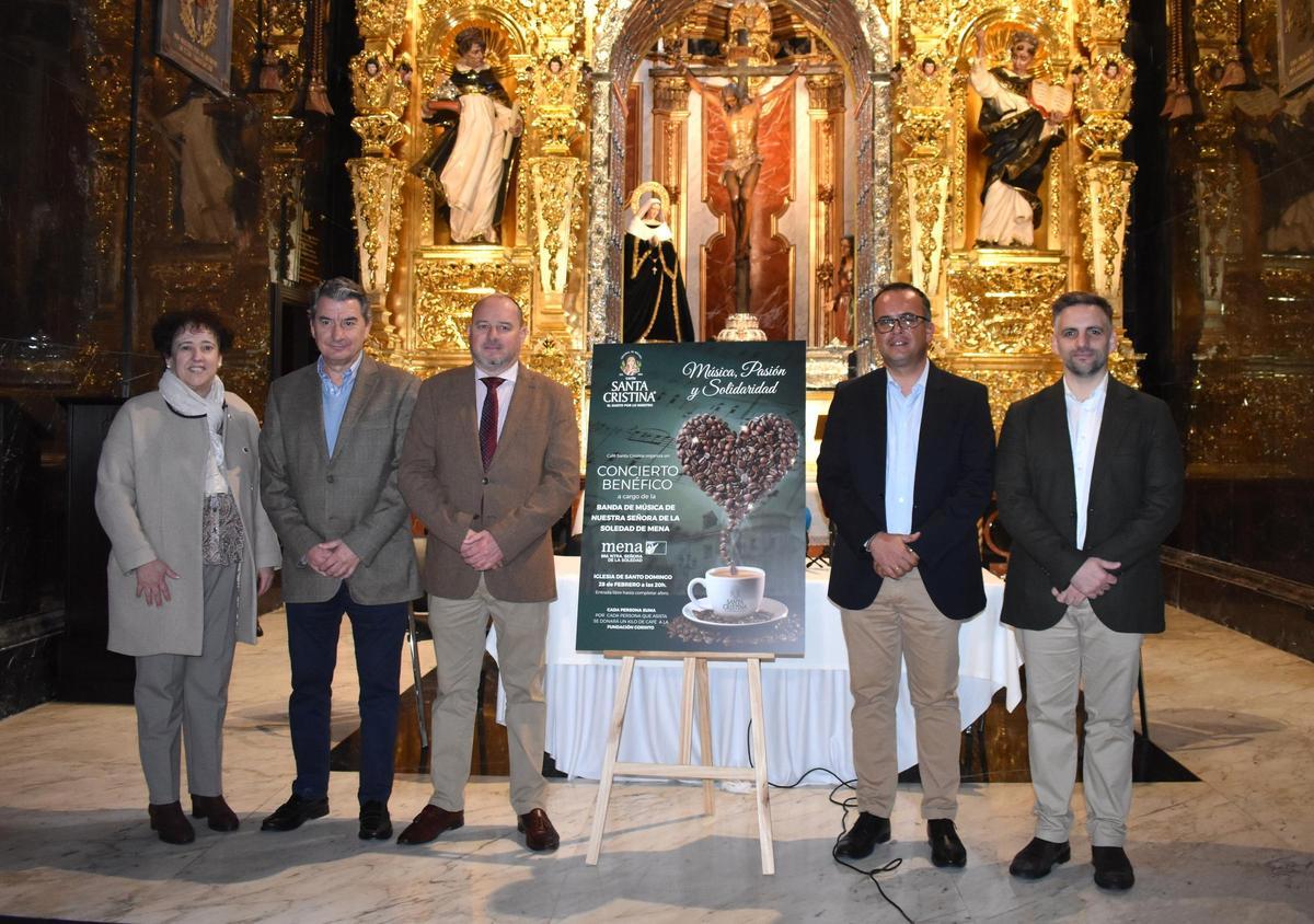Cafés Santa Cristina promueve por cuaresma en Málaga un concierto de música de carácter benéfico