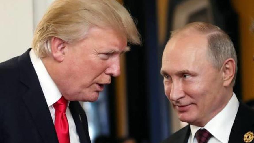 Donald Trump i Vladímir Putin, ahir a Rússia