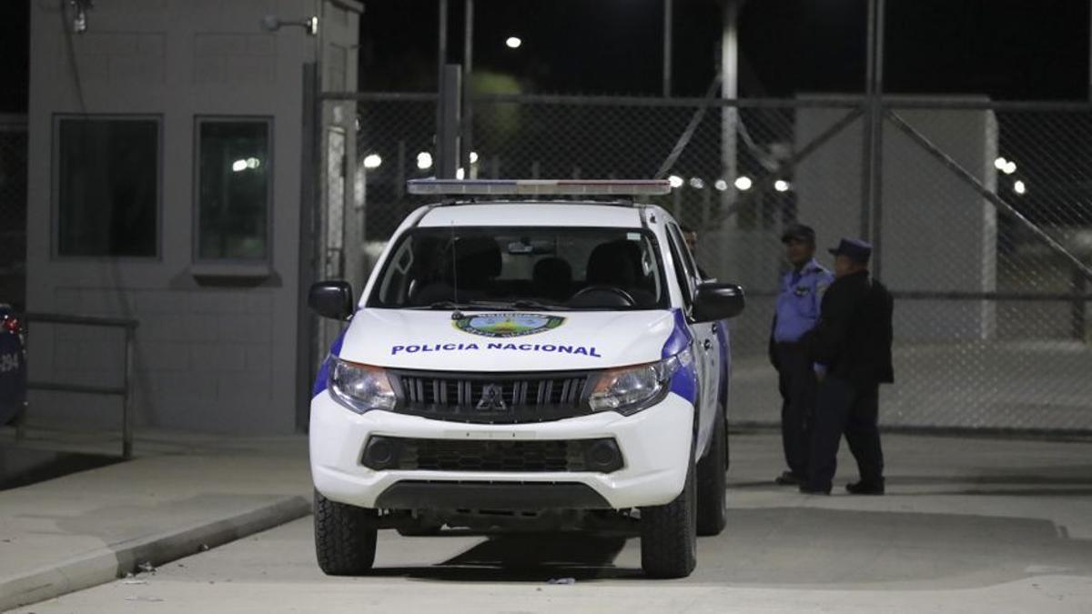 Un coche de la Policía Nacional de Honduras.