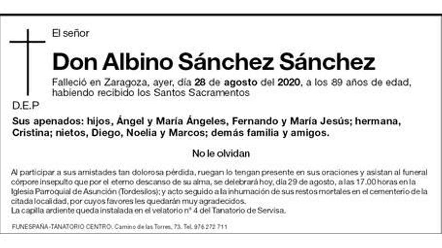 Albino Sánchez Sánchez