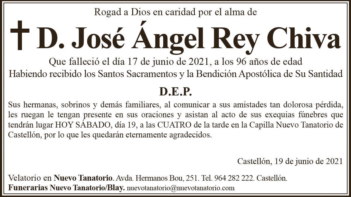 D. José Ángel Rey Chiva