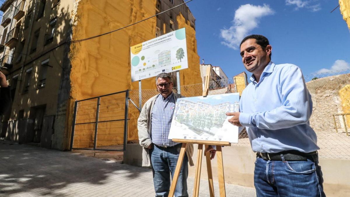 La construcción de vivienda pública en la calle San Mateo de Alcoy se queda sin financiación de la Unión Europea