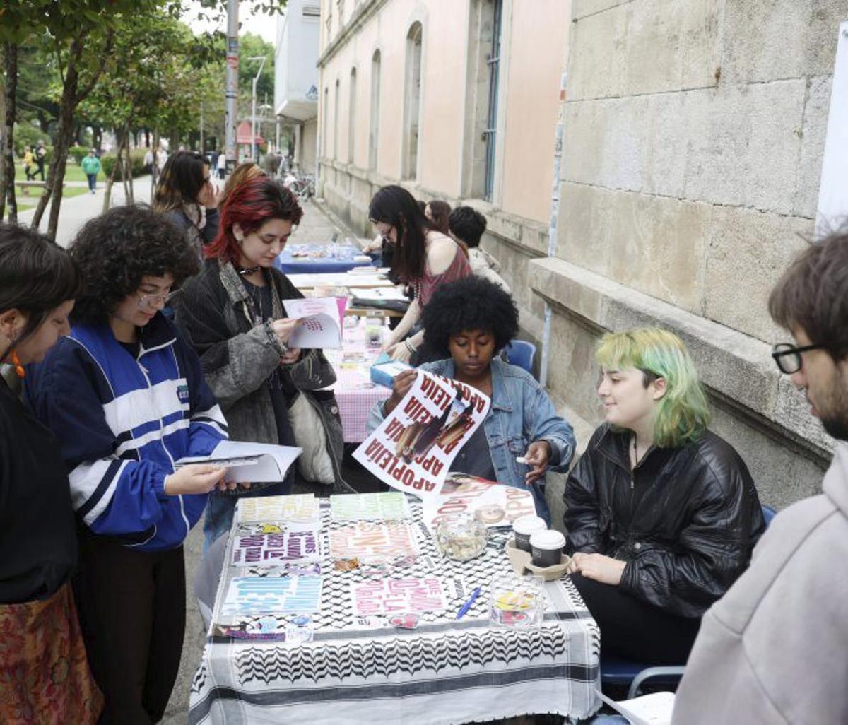 Un momento del mercadillo celebrado este miércoles.