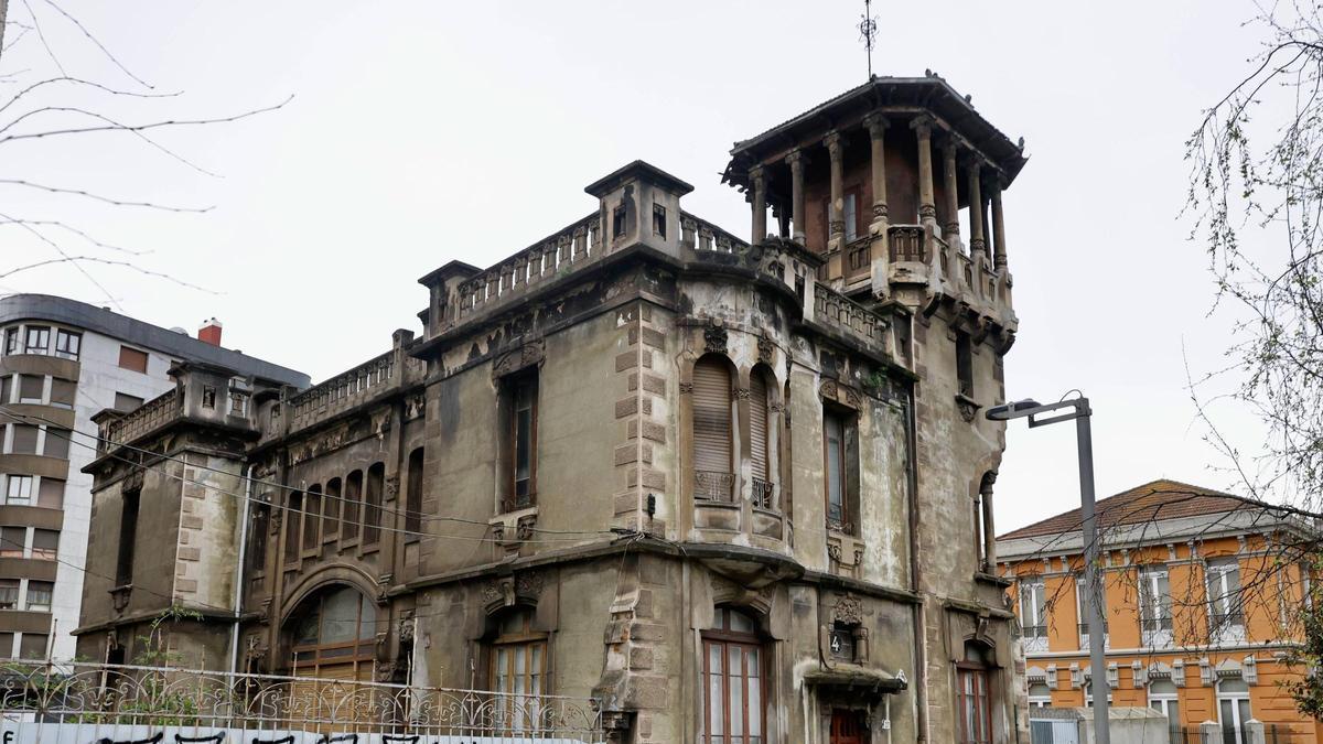 Vista del Palacete de Manuel del Busto.