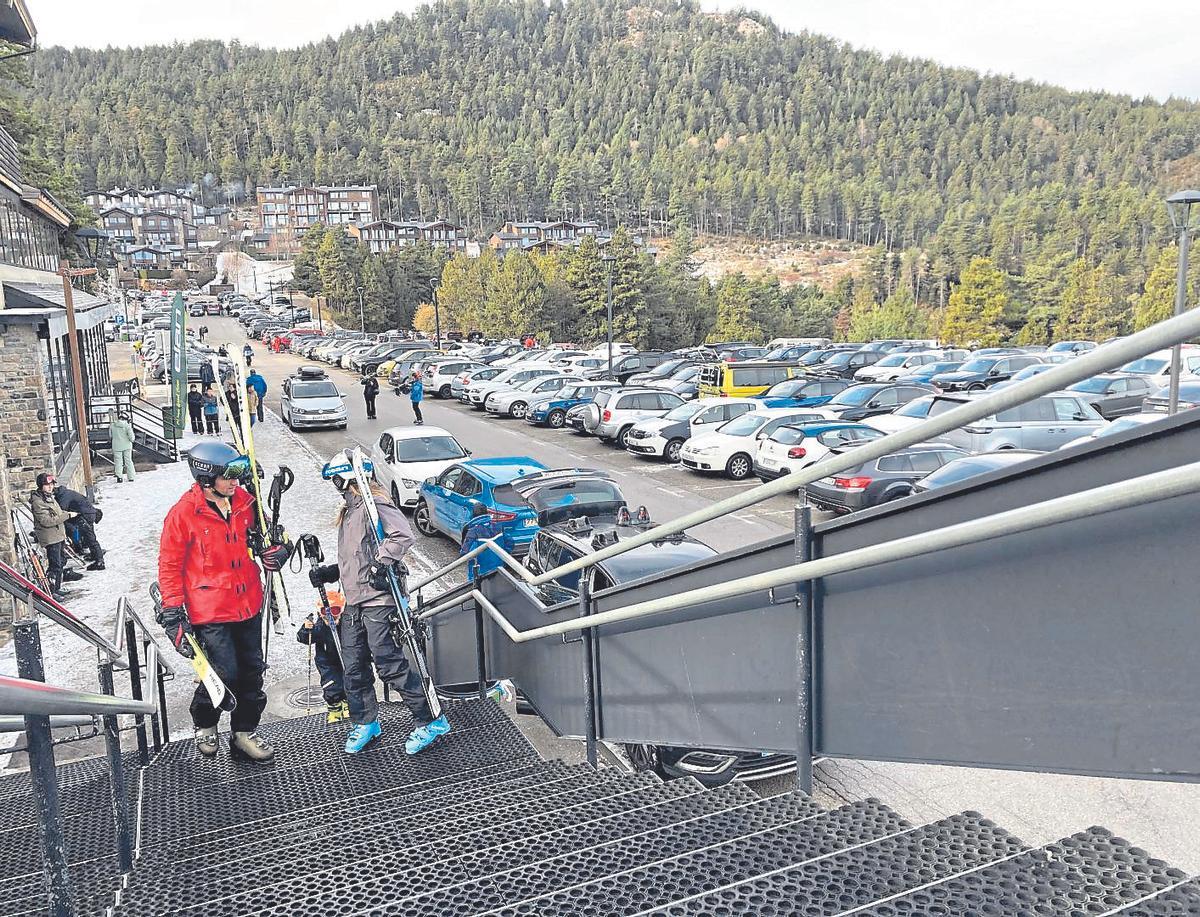 Les pistes d'esquí aquest Pont de Desembre