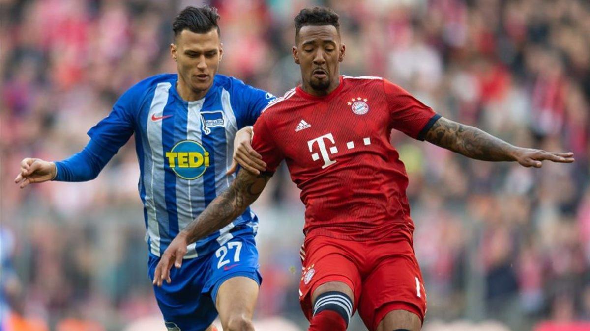 Boateng, durante el duelo del pasado agosto ante el Hertha