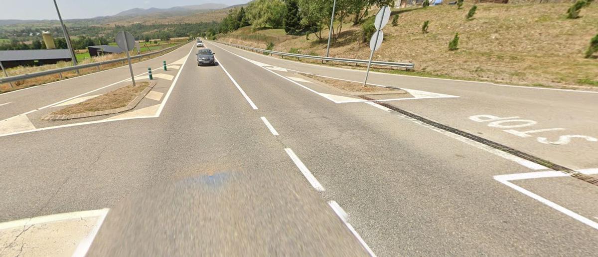 La cruïlla on es va  produir l'accident mortal