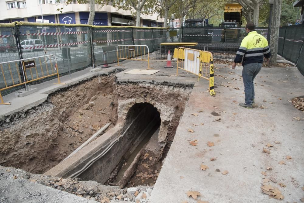 Foraden el Pere III per fer obres al torrent dels