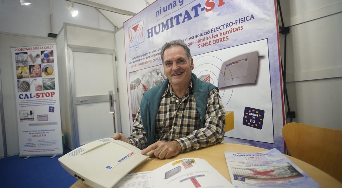 Antoni Pagès a la Fira de Mostres de Girona en una edició anterior.