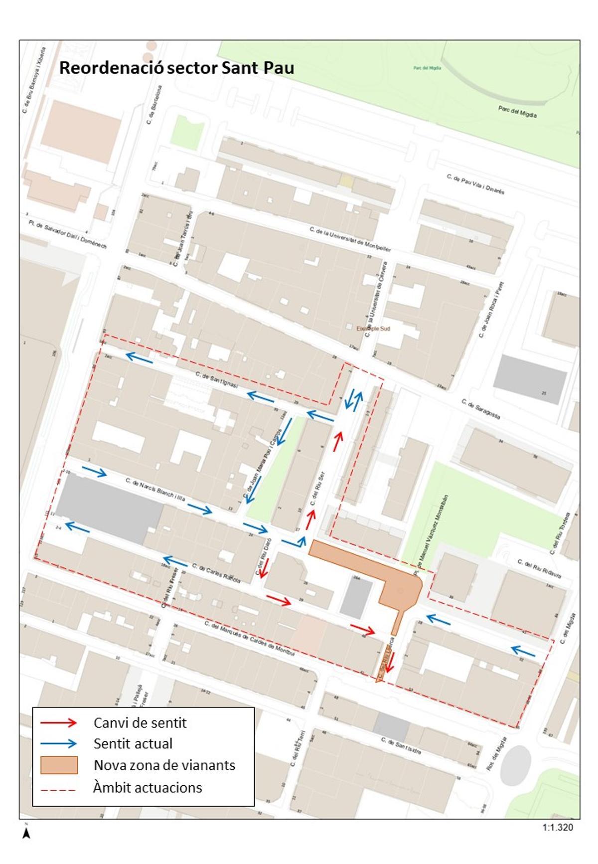 Un croquis de la mobilitat.