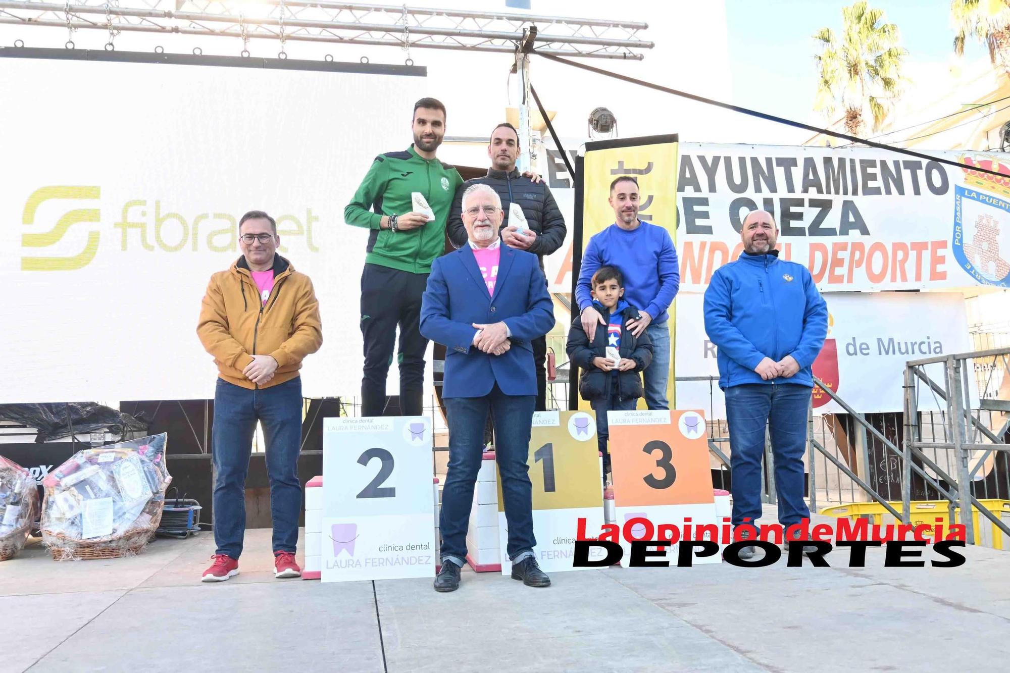 FOTOS: Podio de la Media maratón de Cieza