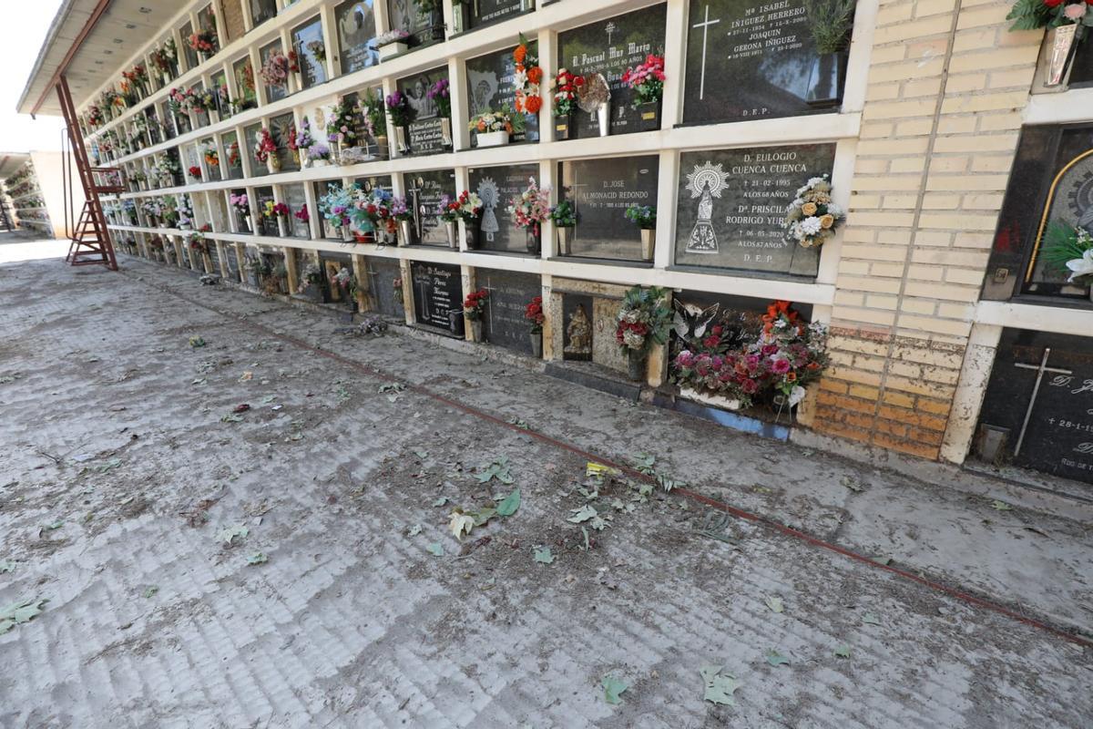 Fotogalería | Grandes daños en el cementerio de Torrero por la tormenta del jueves