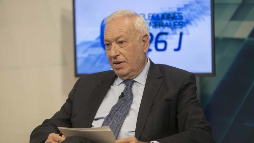 García-Margallo: &quot;Jamás compararía a los dirigentes de Podemos con los nazis&quot;