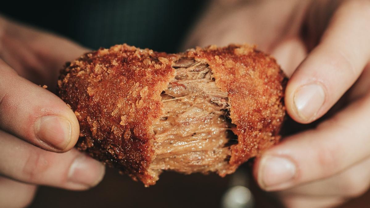 La croqueta de Asado Barcelona.