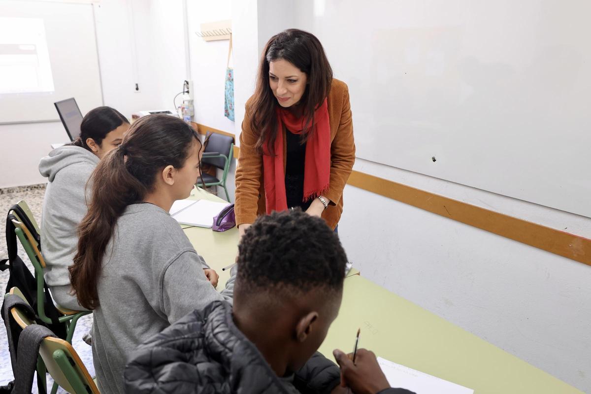 Alumnos extranjeros de acogida.