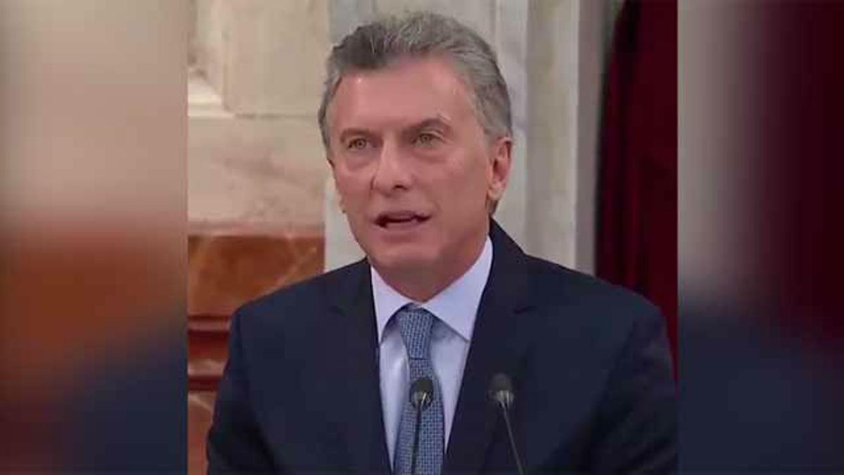 El discurso de Macri que enfada a Maradona