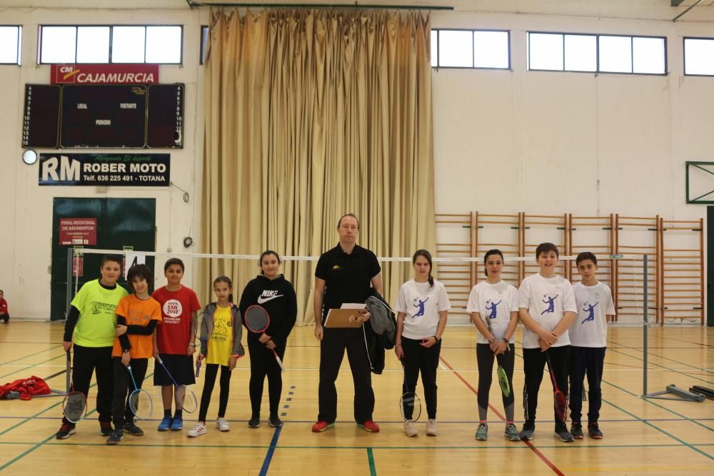 Final Regional de bádminton de Deporte Escolar