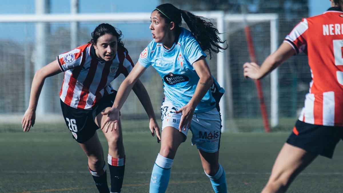 As Celtas se enfrentaron al Athletic B en las instalaciones deportivas de Lezama