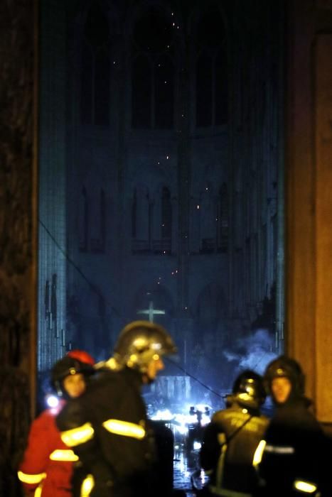 Incendio en la catedral de Notre Dame de París