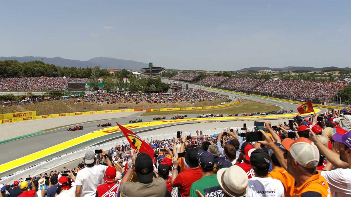 Un año más las gradas del Circuit de Barcelona estarán a 'reventar' con la F1