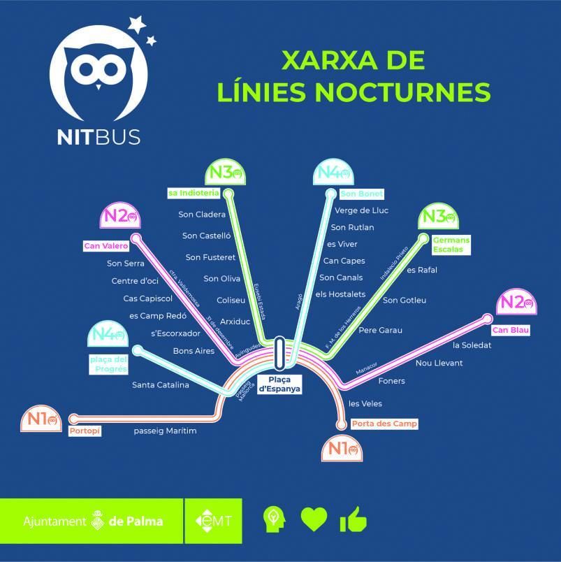 Imagen del itinerario que realiza este servicio. 