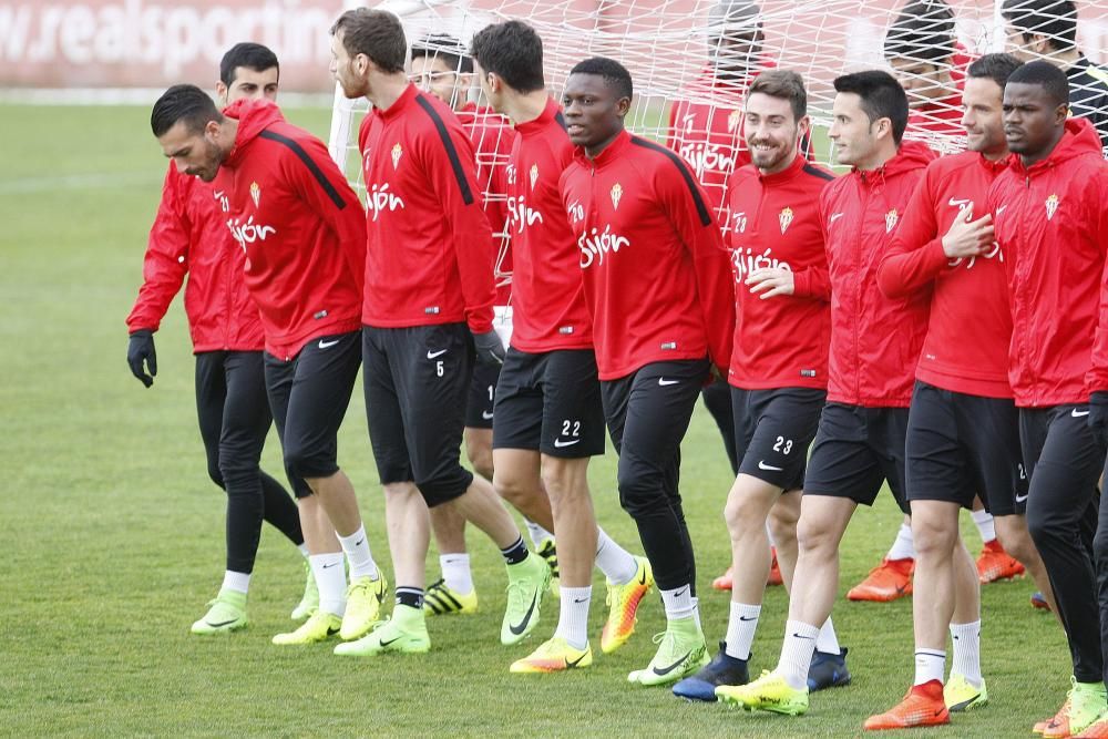 Entrenamiento del Sporting