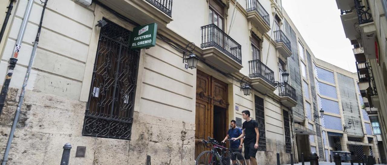 Sede del Gremi de Forners de València, en la calle Gobernador Viejo, en el centro histórico de la ciudad.  germán caballero