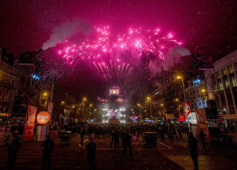 New Year's Eve celebration in Brussels