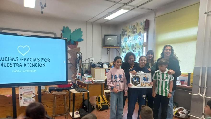 El Virgen del Fresno entrega su donación solidaria