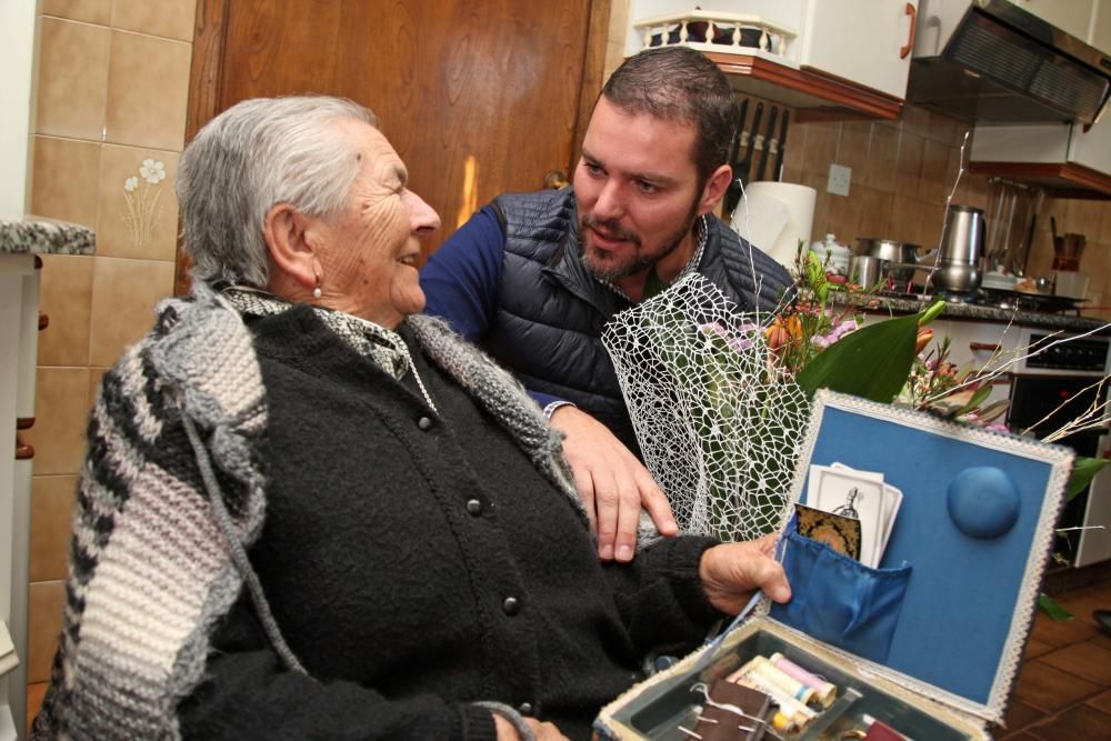 El centenario de Flora Otero alegra Oca con cien b