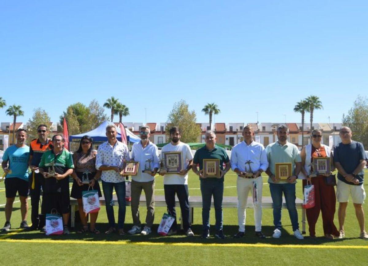Entrega de premios de la pasada edición del torneo cordobés de fútbol.