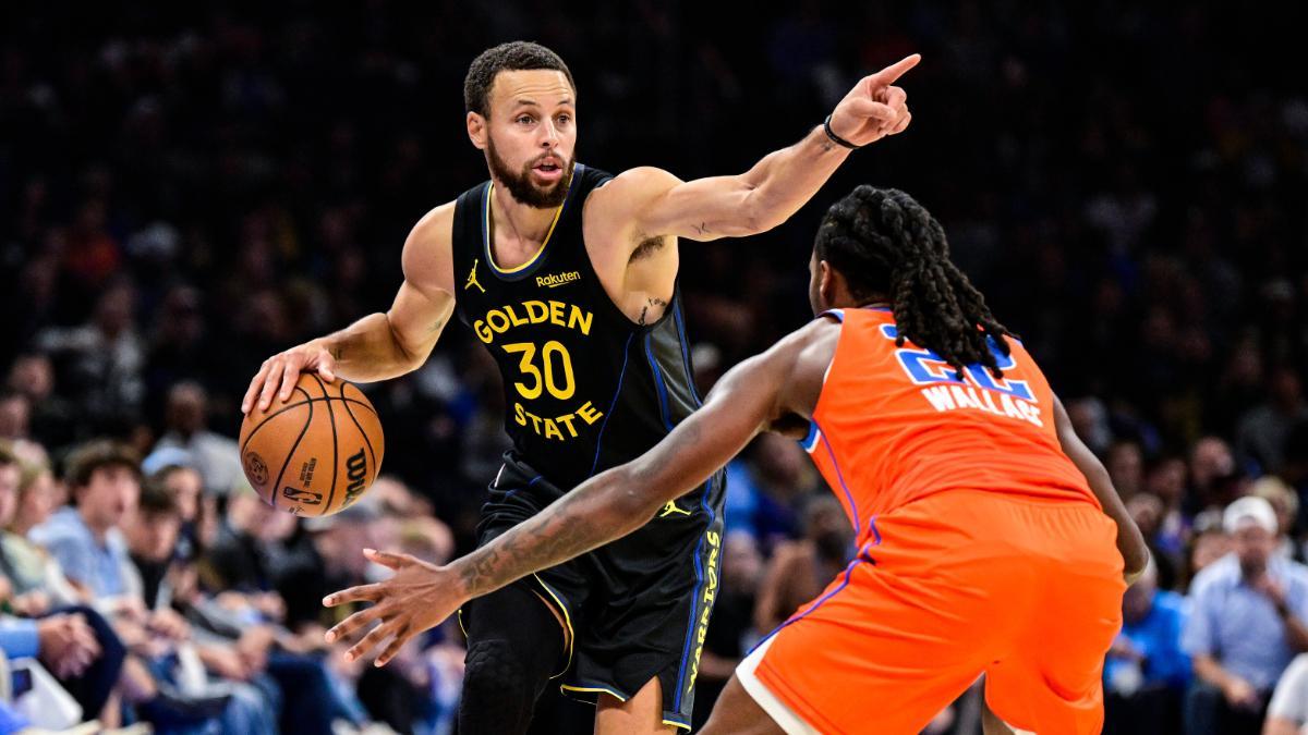 Curry, durante al partido ante OKC